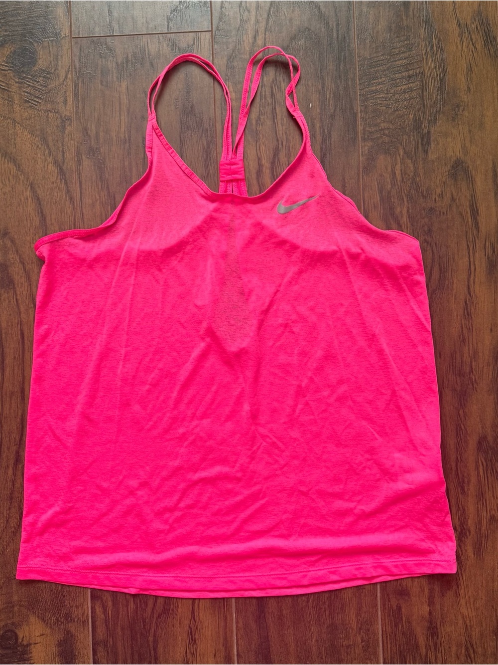 Nike Medium Hot Pink Dri-FIT Cool Breeze Strappy Athletic Tank Top